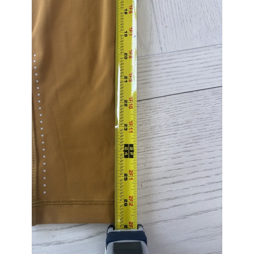 Lululemon Swift Speed High-Rise Tight 28" Leggings Size 4 Brown/Gold EUC - Picture 7 of 7